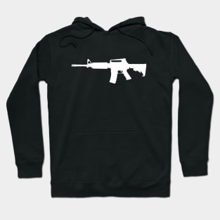 AR-15 Rifle Silhouette Hoodie